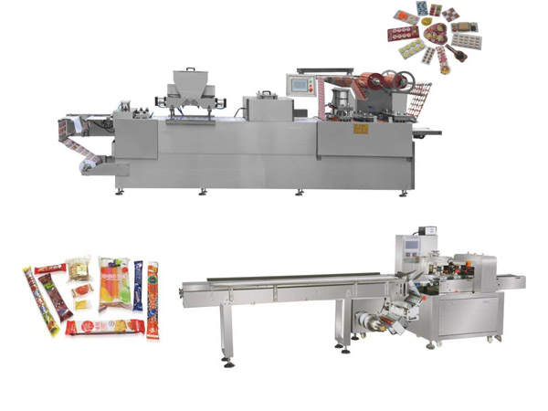 Hard candy packaging machine