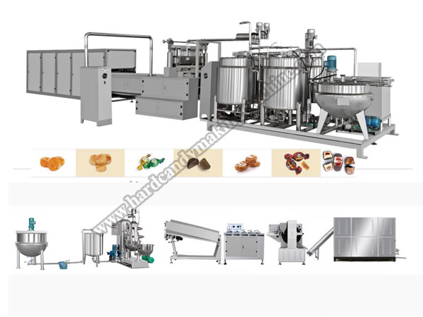 Toffee candy making machine